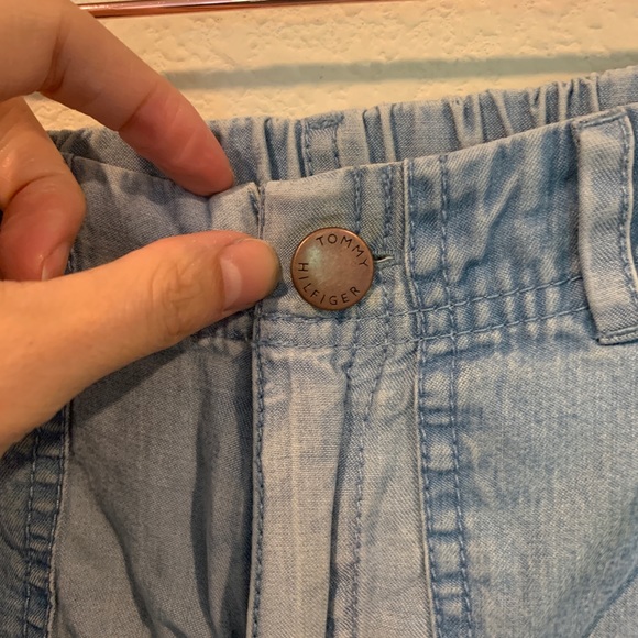 Tommy Hilfiger denim two tone shorts - Picture 4 of 6